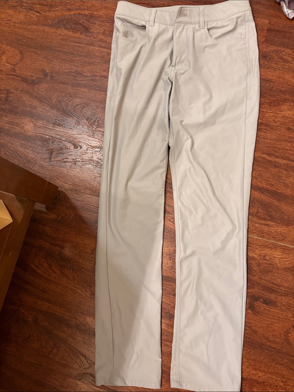 Men's Slim Straight Dress Pants/golf pants in Light Beige jmpa1450